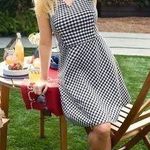 Draper James Love Circle Gingham Dress Photo 2