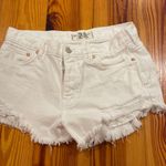Free People  white jean shorts  Photo 0