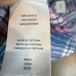 Rails  Hunter Plaid Button Down Shirt Harbor Pink Blue Size Small Photo 5