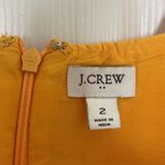 J.Crew Saffron Embroidered Scallop Yellow Midi Dress - 2 Photo 7