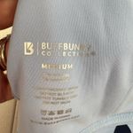 Buffbunny  M Medium Alpha Sports Bra Argyle Diamond Print Blue Gym Athletic RARE Photo 10