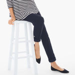 Convertible Navy Ankle Pants W/ Pull Tab Details Size 16 Chico's Size 3 Photo 0