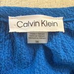 Calvin Klein  Sleeveless Tiered Dress in Capri Blue Size 16 Photo 10