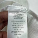 Chic Soul COLD SHOULDER BLOUSE 2X WHITE PREOWNED Photo 6