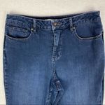 Coldwater Creek Dark Wash High Rise Straight Leg Jean Photo 2
