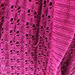 Lane Bryant  Cardigan Sweater Open Front Open Knit Short Sleeve Purple 18/20W Photo 1