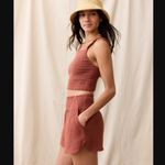 Marine layer Cali Rust Double Cloth Shorts S Photo 4
