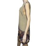 Madison Marcus Women’s Size L Earth Tone Printed Tank Shift Mini Dress Photo 2