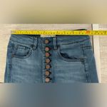 Rachel Roy High Rise Button Up Flare Jeans Size 25 Medium Wash Lightweight Photo 6