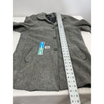 London Fog Womans Gray Button Up Lined Pea Coat Size 12 Photo 5