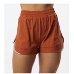 Alphalete  Woman’s Infinity Stride Short W/ Liner - Sour Tangerine, Size Medium Photo 0
