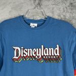 Disney ‎ Shirt Womens Small Blue Rainbow Sweatshirt Disneyland Photo 3