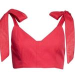Cami NYC  Cropped Livy Top Women's Raspberry Hot Pink Size L NWT Photo 0