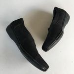 Clarks  Everlay Eve Slip-On Black Suede‎ Shoes Womens Size 7M Cushion Soft Photo 6