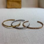 MantraBand  Bangle Set Gold Rosegold Silver Photo 3