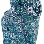 Lucky Brand Folklore Mosaic Boho Tassel Peasant Blouse Photo 10