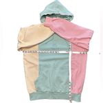 Teddy Fresh  pastel colorblock softgirl skater grunge streetwear hoodie logo LG Photo 2