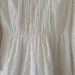 Veronica Beard Calibra White Long Sleeve Eyelet Dress, Size 4, $548 Photo 4