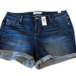 Torrid Keep It 100 5 Inch Rolled Hem Denim Shorts Womens Size 22 NWT Photo 0