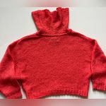 Anthropologie Pilcro Red/Coral Cowlneck Sweater Photo 1