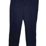 Banana Republic Womens Sloan Dark Blue Dot print Dress Pants Size 6 Photo 0