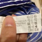 ZARA  Woman Blue Striped Button Front Midi Shirt Dress Sz S Photo 7