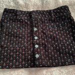 We The Free black pattern Mini skirt  Photo 0