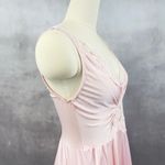 Vintage Olga Nightgown Size L Bodysilk Slip Dress Coquette Feminine Pink 92087 Size L Photo 4