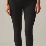 American Giant Black Ponte Slim Pant High Rise Size 6 Made In USA Photo 0