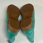 Diesel Teal Leather Wingtip Lace Photo 7