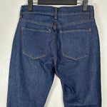 Mott & Bow Boyfriend Straight Jeans Womens Size 26x28 Dark Wash Classic Blue Photo 3