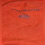 Tommy Hilfiger women’s peach/orange short sleeve T-shirt size (M) new with tag. Photo 3