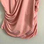 EXPRESS NWT Body Contour Silky Wrap Tank Top Shell Coral Peach Sz L Photo 7