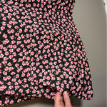 Sandy Liang  X Target Women's Floral print Ruffle Hooded Sweatshirt Photo 6