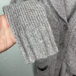 it's our time Taupe Tunic Length Button Down Cardigan Size S Photo 6