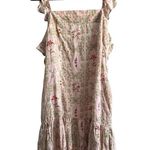 Dainty Floral Tile Print Flutter
Sleeve Mini Dress Photo 3