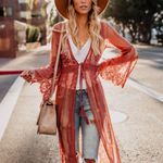 VICI French Lace Duster Kimono Photo 0