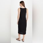 Z Supply Meridian Black Button Casual Midi Dress Size Med Photo 5