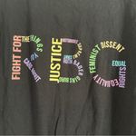 Fruit of the Loom 🦋  Blue Graphic Tee RBG Ruth Bader Ginsburg Feminist Girl Power Photo 1