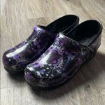 Koi by Sanita Purple Floral Clogs Size 6.5 Photo 1