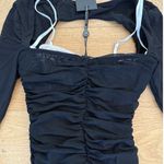 White Fox Boutique  - Our Days Long Sleeve Bustier in Black & White Photo 2