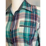 Natural Reflections Cabincore M Plaid Button Down Shirt Womens Cotton Gorpcore  Photo 5