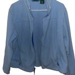 LL bean fleece full zip jacket Blue Size L Photo 3