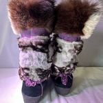 Tecnica White Faux Fur Winter Boots Black Size 7.5 Photo 15