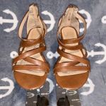 dexflex comfort brown strappy zip summer sandals Photo 1
