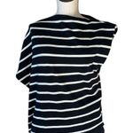 ZARA NWT ASYMMETRICAL STRIPED T-SHIRT Photo 4