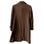 barney's new york BARNEYS Peacoat Cashmere Brown Toggle Buttons Collared Italy Designer 38 Small Photo 9