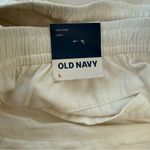 Old Navy Old‎ Navy High Waisted Cropped Linen Blend Pants Size Large NWT Photo 4