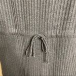 Calé Charcoal Gray Louise Ribbed Long Sleeve Wide Leg Jumpsuit‎ Size S Photo 1