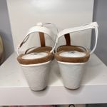 Style & Co . White Wedge Sandals Ankle‎ Strap T-Strap Comfort Casual-Size 11 Photo 3
